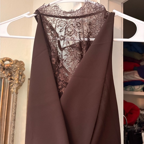 Meshki Arra Dress in Cocoa Brown - Picture 3 of 4